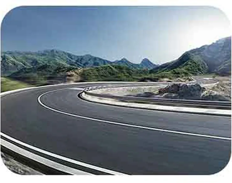 Solar power system beside a highway