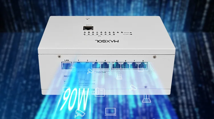 802.3af/at/bt PoE Output