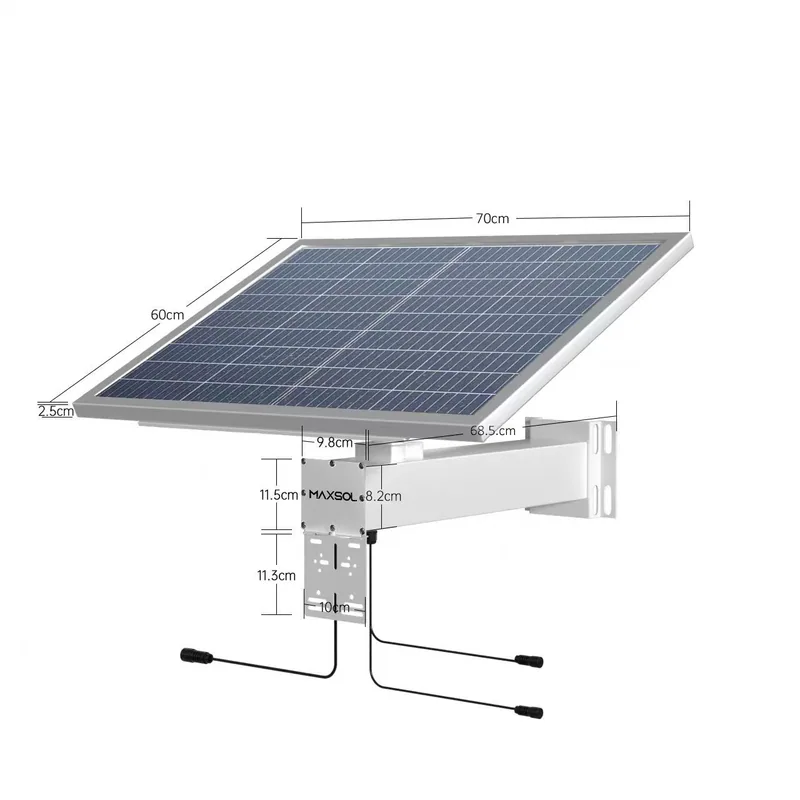 80W LiFePO4 Solar Power System for CCTV